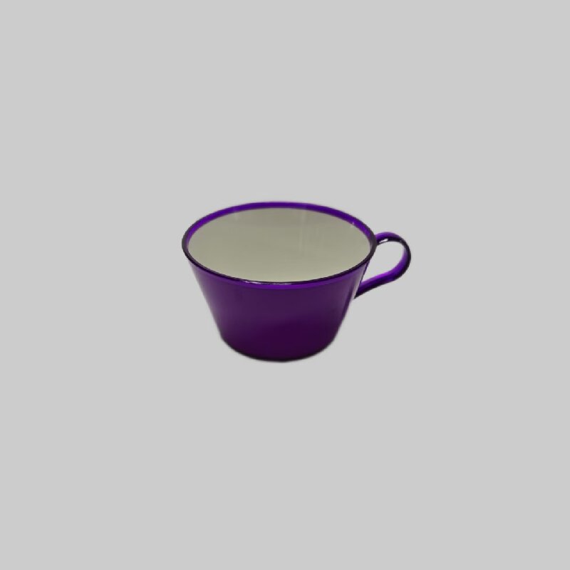 Double-color salad bowls and plates /Purple