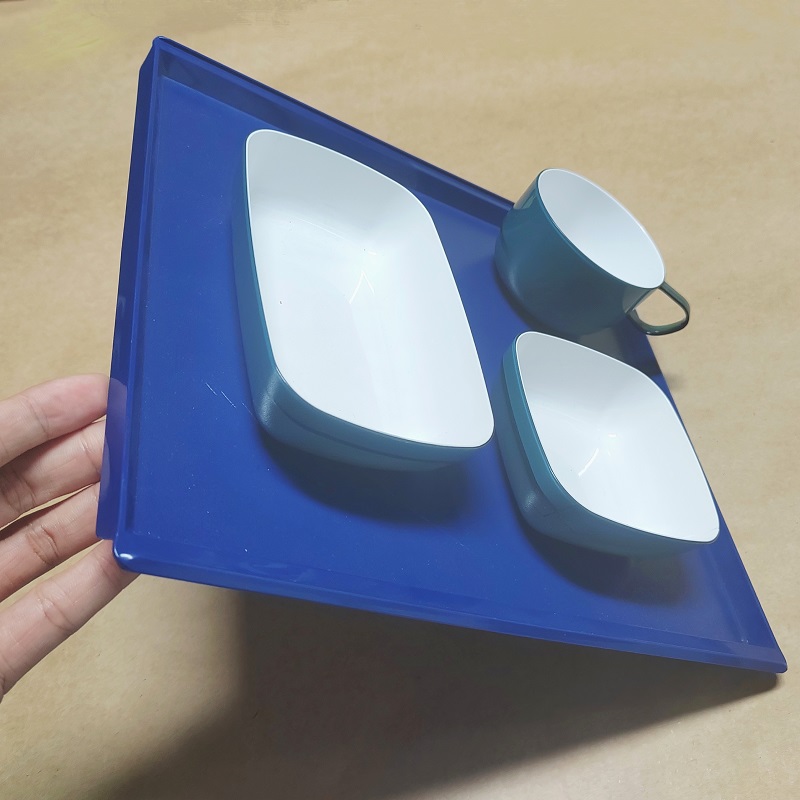 Aviation non-slip tray - blue